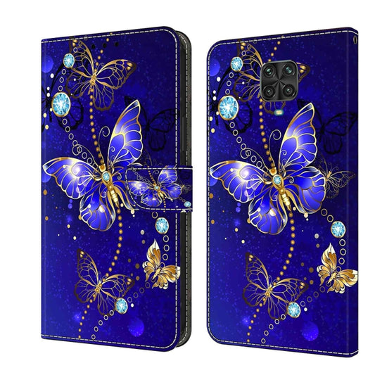 For Xiaomi Redmi Note 9 Pro Crystal 3D Shockproof Protective Leather Phone Case(Diamond Butterfly) - Xiaomi Cases by PMC Jewellery | Online Shopping South Africa | PMC Jewellery