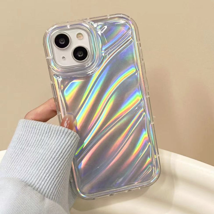 For iPhone 11 Laser Sequin Waves TPU Phone Case(Transparent) - iPhone 11 Cases by PMC Jewellery | Online Shopping South Africa | PMC Jewellery