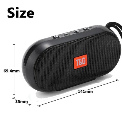 T&G TG179 Outdoor Multifunctional Wireless Bluetooth Speaker Support USB / TF / FM(Dark Blue) - Mini Speaker by T&G | Online Shopping South Africa | PMC Jewellery