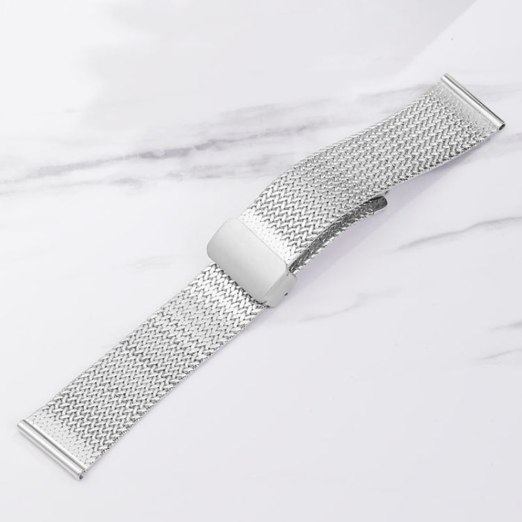 For Apple Watch SE 2022 40mm Magnetic Buckle Herringbone Mesh Metal Watch Band(Gold) - Watch Bands by PMC Jewellery | Online Shopping South Africa | PMC Jewellery