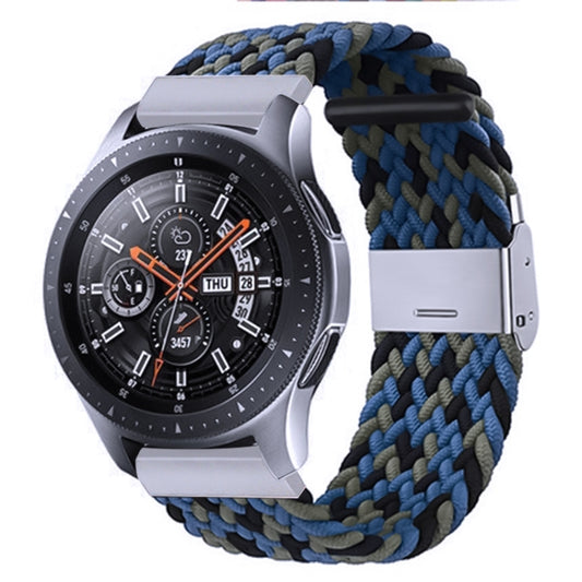 18mm Nylon Braided Metal Buckle Watch Band(W Camouflage) - Watch Bands by PMC Jewellery | Online Shopping South Africa | PMC Jewellery