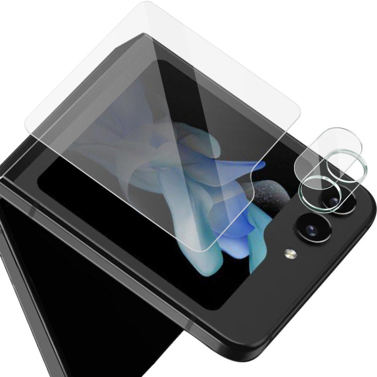 For Samsung Galaxy Z Flip5 5G imak Integrated Rear Camera Lens Tempered Glass Film + Glass Rear Screen Sticker - For Samsung by imak | Online Shopping South Africa | PMC Jewellery