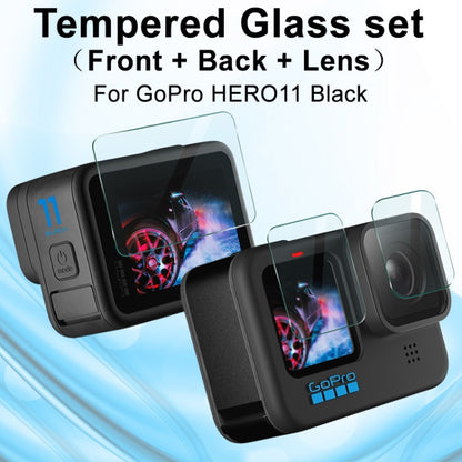For GoPro HERO11 Black imak Rear Screen + Front Screen + Rear Camera Lens Tempered Glass Film -  by imak | Online Shopping South Africa | PMC Jewellery