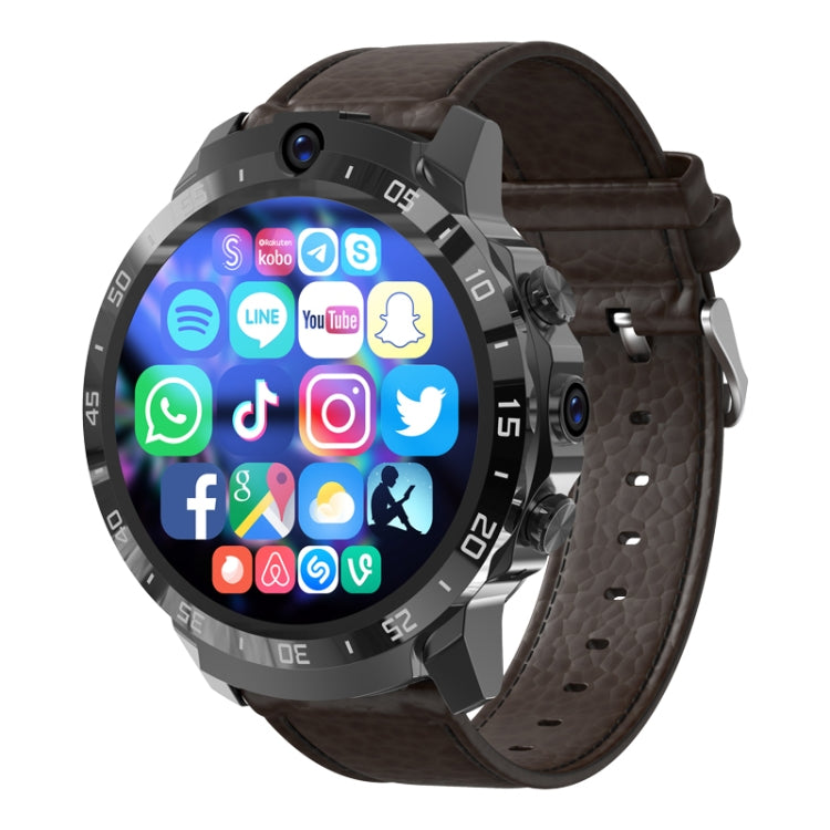 MT27 4G+64G 1.6 inch IP67 Waterproof 4G Android 8.1 Smart Watch Support Heart Rate / GPS, Type:Leather Band - Android Watch by PMC Jewellery | Online Shopping South Africa | PMC Jewellery