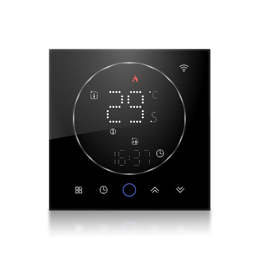 BHT-008GCL 95-240V AC 5A Smart Home Boiler Heating LED Thermostat Without WiFi(Black) - Thermostat & Thermometer by PMC Jewellery | Online Shopping South Africa | PMC Jewellery
