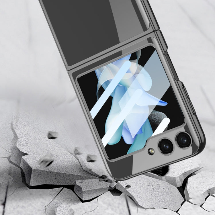 For Samsung Galaxy Z Flip5 GKK Integrated Electroplating Full Coverage Phone Case(Transparent) - Galaxy Z Flip5 Cases by GKK | Online Shopping South Africa | PMC Jewellery