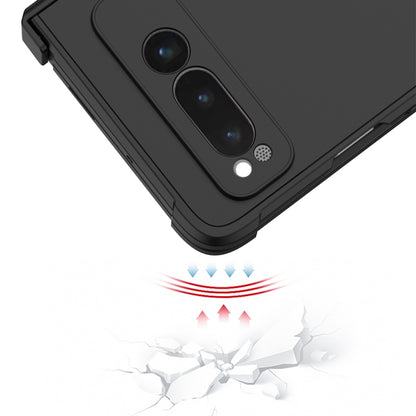 For Google Pixel Fold GKK Skin Feel Airbag Hinge Shockproof Phone Case(Black) - Google Cases by GKK | Online Shopping South Africa | PMC Jewellery