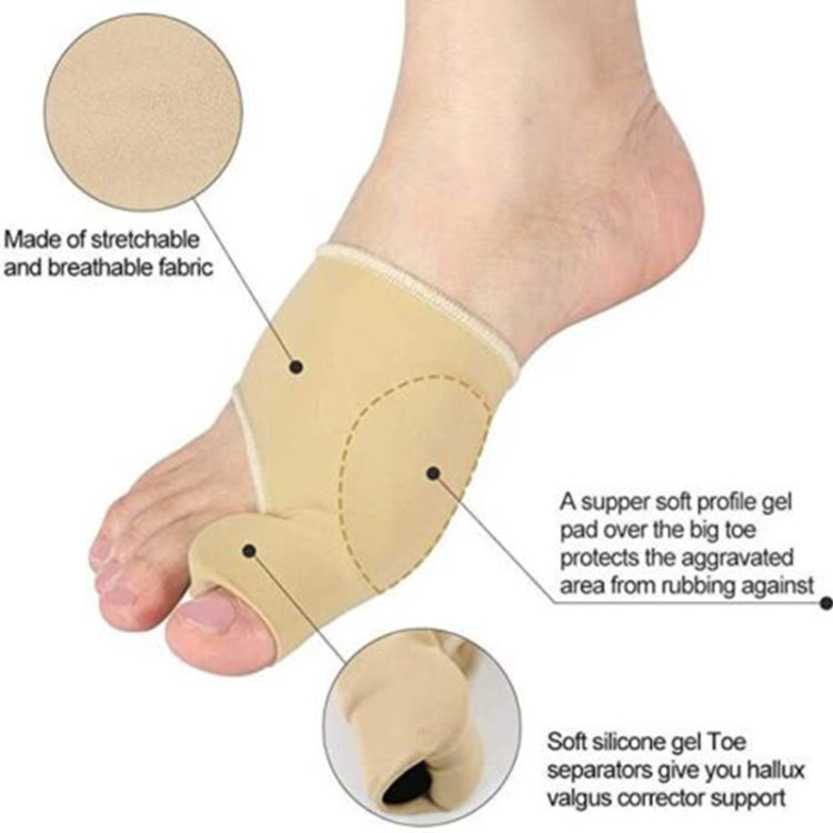 Lycra Sweat-absorbing Anti-wear Big Toe Bone Hallux Valgus Corrector(L) - Corrector by PMC Jewellery | Online Shopping South Africa | PMC Jewellery