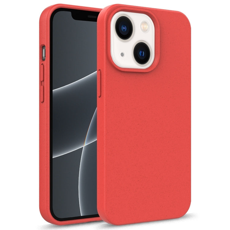 For iPhone 15 Plus Starry Series Shockproof Straw Material + TPU Protective Case(Red) - iPhone 15 Plus Cases by PMC Jewellery | Online Shopping South Africa | PMC Jewellery