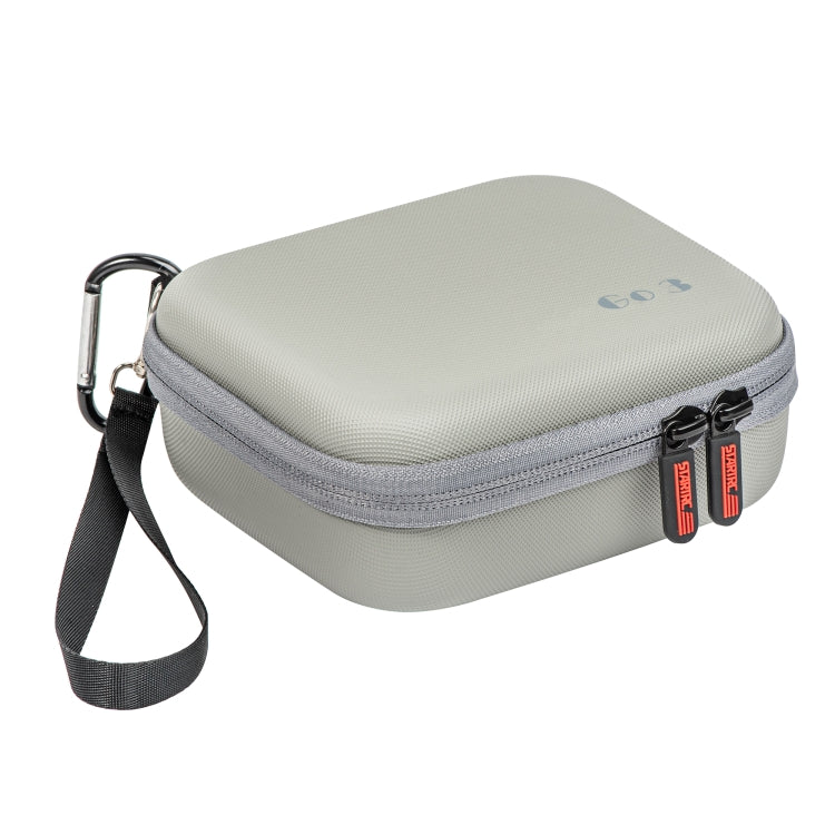 For Insta360 Go 3 STARTRC Portable PU Storage Box Case(Grey) - Case & Bags by STARTRC | Online Shopping South Africa | PMC Jewellery