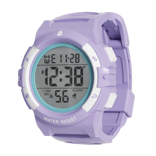 SPOVAN K01 Women Children LED Luminous Waterproof Electronic Sports Watch(Purple) - LED Digital Watches by SPOVAN | Online Shopping South Africa | PMC Jewellery