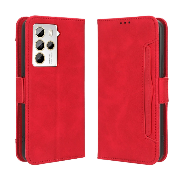 For HTC U23 / U23 Pro Skin Feel Calf Texture Card Slots Leather Phone Case(Red) - HTC by PMC Jewellery | Online Shopping South Africa | PMC Jewellery