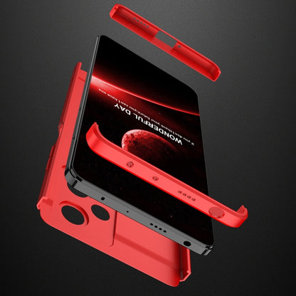 For Xiaomi Redmi Note 12 Pro 5G Global GKK Three Stage Splicing Full Coverage PC Phone Case(Red) - Note 12 Pro Cases by GKK | Online Shopping South Africa | PMC Jewellery
