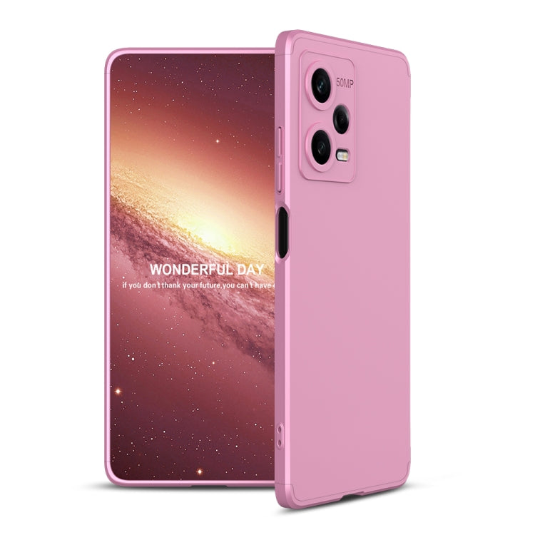 For Xiaomi Redmi Note 12 Pro 5G Global GKK Three Stage Splicing Full Coverage PC Phone Case(Rose Gold) - Note 12 Pro Cases by GKK | Online Shopping South Africa | PMC Jewellery