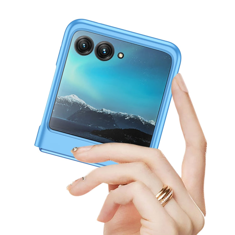 For Motorola Razr 40 Ultra GKK Ultra-thin Full Coverage Phone Case(Blue) - Motorola Cases by GKK | Online Shopping South Africa | PMC Jewellery