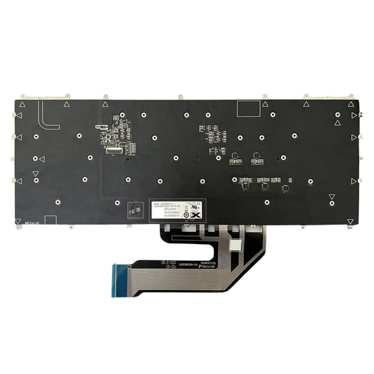 For Dell Alienware x15 R2 / R1 US Version Backlight Laptop Keyboard(Black) - Dell Spare Parts by PMC Jewellery | Online Shopping South Africa | PMC Jewellery