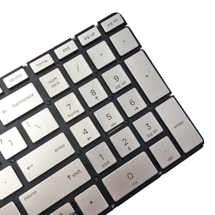 For HP 15-BS / 15-CC US Version Laptop Backlight Keyboard(Silver) - HP Spare Parts by PMC Jewellery | Online Shopping South Africa | PMC Jewellery