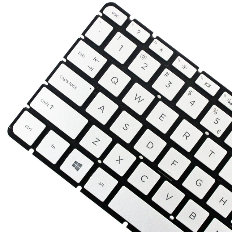 For HP 15-AB / 15-AK US Version Laptop Backlight Keyboard(Silver) - HP Spare Parts by PMC Jewellery | Online Shopping South Africa | PMC Jewellery