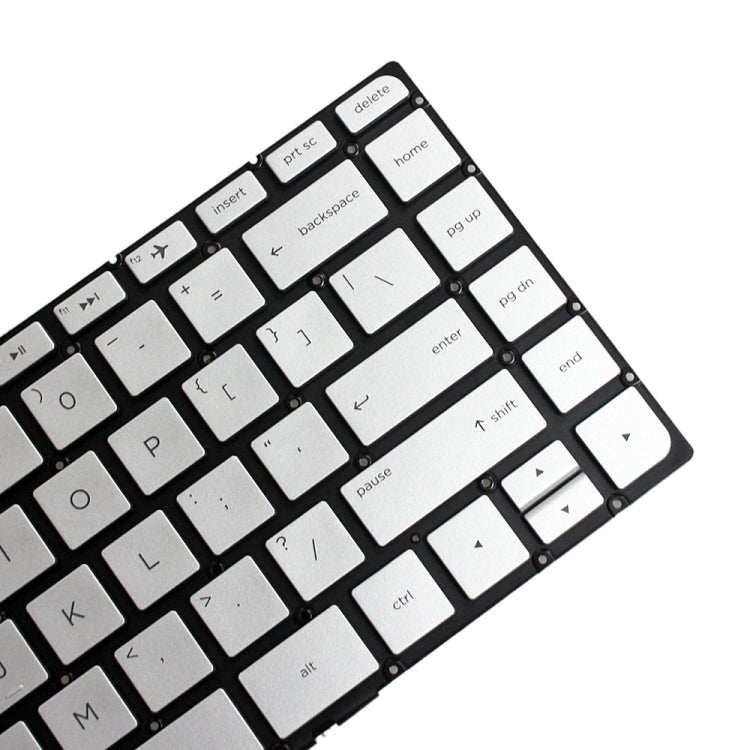 For HP Spectre 15-AP US Version Laptop Backlight Keyboard(Silver) - HP Spare Parts by PMC Jewellery | Online Shopping South Africa | PMC Jewellery