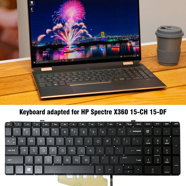 For HP Spectre X360 15-CH US Version Laptop Backlight Keyboard - HP Spare Parts by PMC Jewellery | Online Shopping South Africa | PMC Jewellery