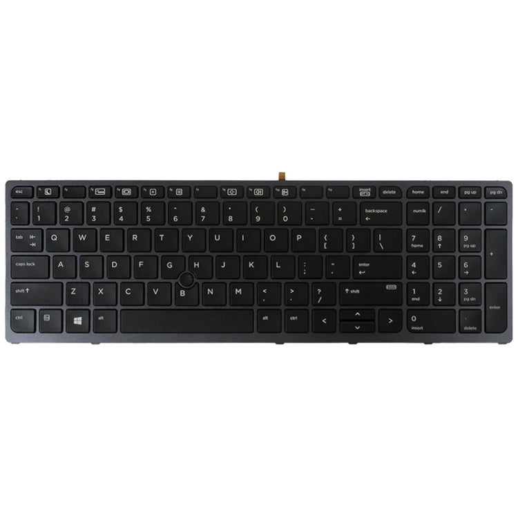 For HP Probook 470 G3 US Version Laptop Backlight Keyboard - HP Spare Parts by PMC Jewellery | Online Shopping South Africa | PMC Jewellery