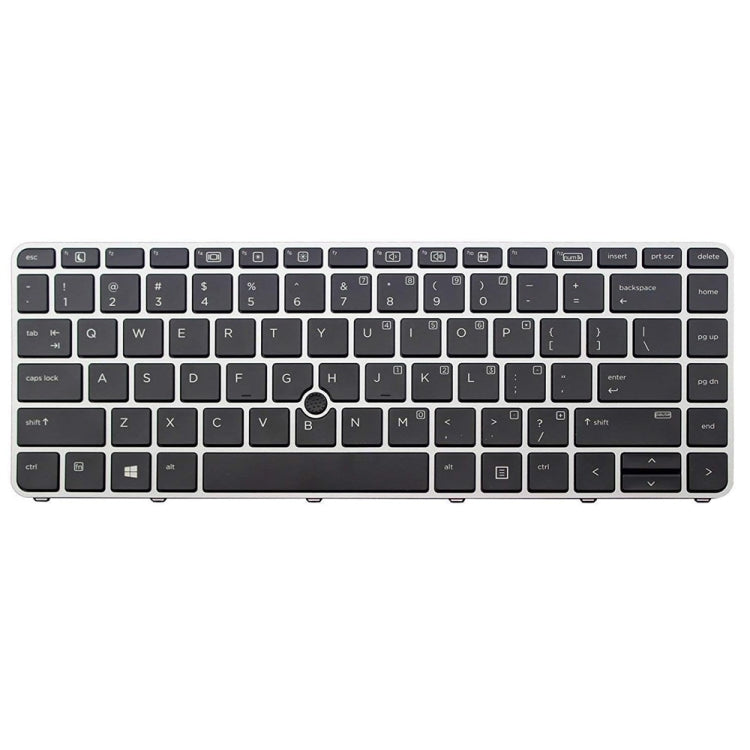 For HP EliteBook 840 G3 Fingerless US Version Laptop Backlight Keyboard - HP Spare Parts by PMC Jewellery | Online Shopping South Africa | PMC Jewellery