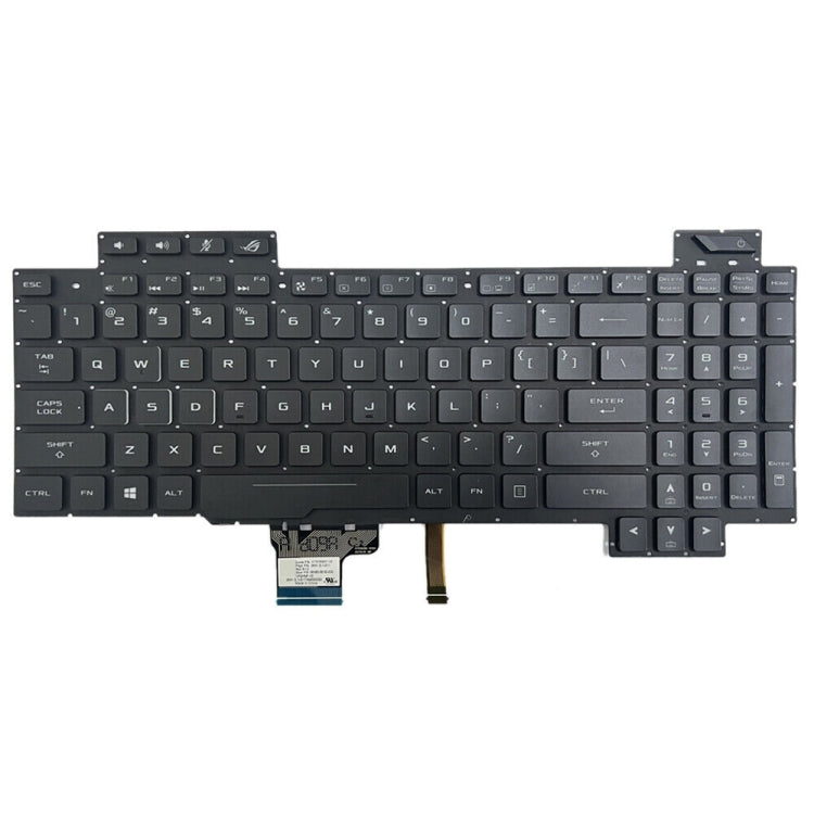 For ASUS GL504 GL504GV GL504G GL504GM US Version Backlight Laptop Keyboard(Black) - Asus Spare Parts by PMC Jewellery | Online Shopping South Africa | PMC Jewellery