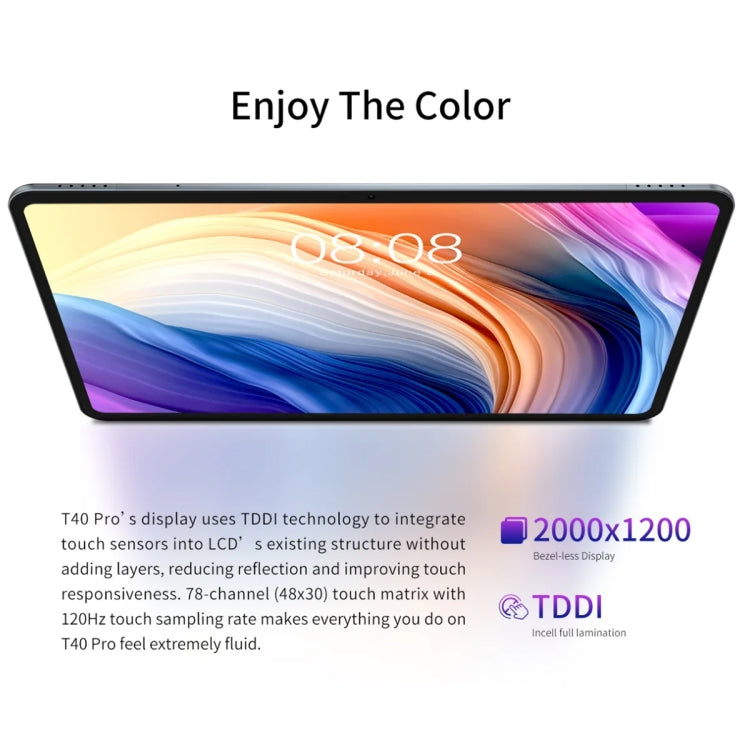 Teclast T40 Pro 2023 Tablet PC 10.4 inch, 8GB+128GB,  Android 12 Unisoc T616 Octa Core, 4G LTE Dual SIM - TECLAST by TECLAST | Online Shopping South Africa | PMC Jewellery