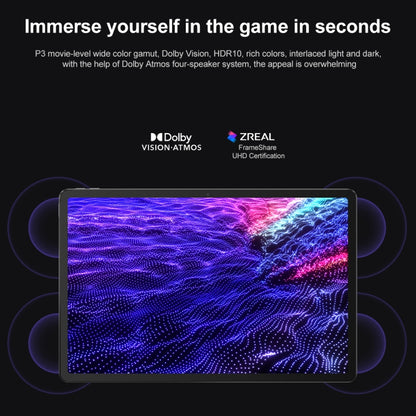 Lenovo Pad Pro 12.7 inch WiFi Tablet, 8GB+128GB, Android 13, Qualcomm Snapdragon 870 Octa Core, Support Face Identification(Dark Grey) - Lenovo by Lenovo | Online Shopping South Africa | PMC Jewellery