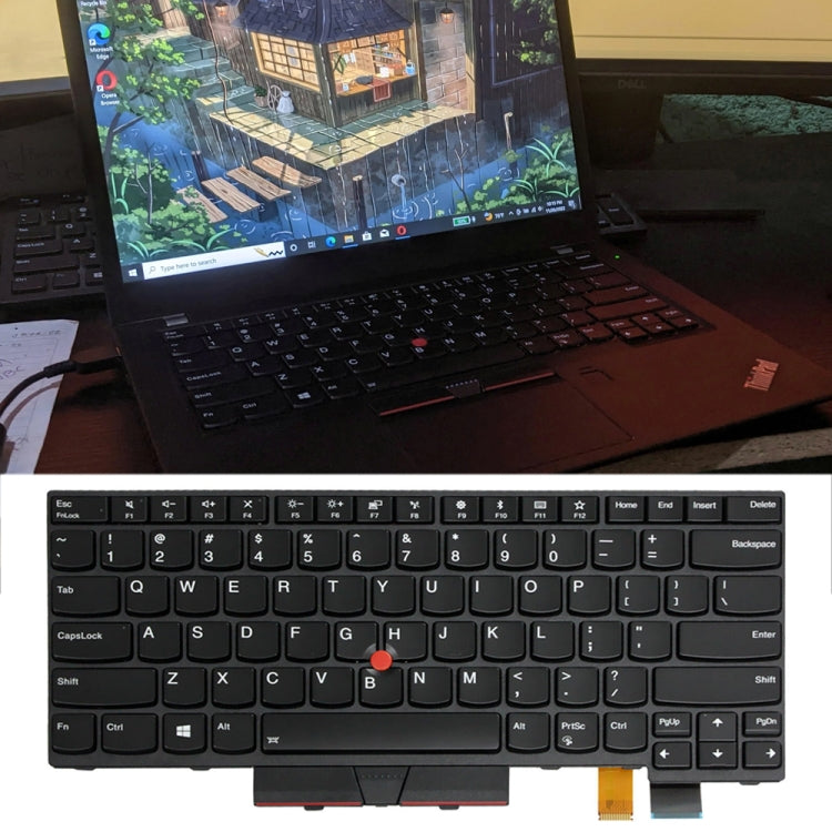 For Lenovo T470S/ThinkPad 13 2nd New S2 2017 US Version Laptop Keyboard - Lenovo Spare Parts by PMC Jewellery | Online Shopping South Africa | PMC Jewellery