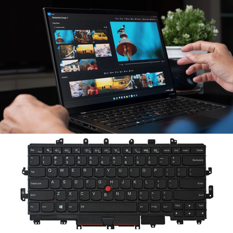 For Lenovo IBM ThinkPad X1 / Yoga X1C 4th US Version Backlight Laptop Keyboard - Lenovo Spare Parts by PMC Jewellery | Online Shopping South Africa | PMC Jewellery