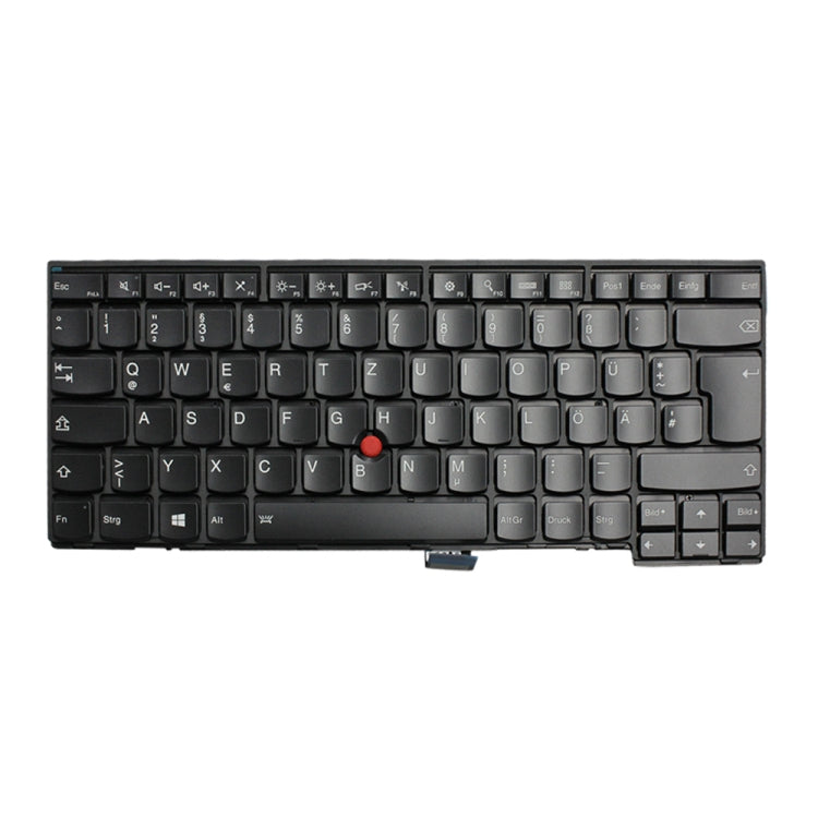 For Lenovo ThinkPad T440 T440P T440S German Version White Back Backlight Laptop Keyboard - Lenovo Spare Parts by PMC Jewellery | Online Shopping South Africa | PMC Jewellery