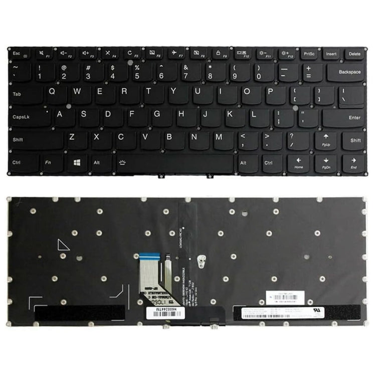 For Lenovo Yoga 910-13JKB / Yoga 5 Pro Backlight Laptop Keyboard without Frame - Lenovo Spare Parts by PMC Jewellery | Online Shopping South Africa | PMC Jewellery