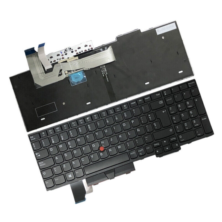 For Lenovo ThinkPad E580 / L580 / E585 Spanish Version Backlight Laptop Keyboard - Lenovo Spare Parts by PMC Jewellery | Online Shopping South Africa | PMC Jewellery