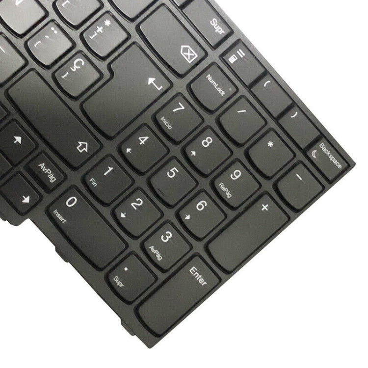 For Lenovo ThinkPad E580 / L580 / E585 Spanish Version Backlight Laptop Keyboard - Lenovo Spare Parts by PMC Jewellery | Online Shopping South Africa | PMC Jewellery