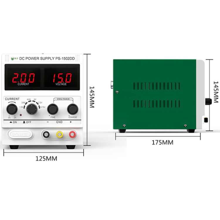 BEST 1502DD 15V / 2A Digital Display DC Regulated Power Supply, 110V US Plug - Power Supply by BEST | Online Shopping South Africa | PMC Jewellery