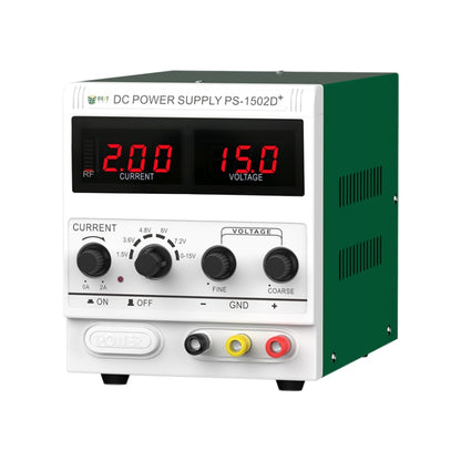 BEST 1502D+ 15V / 2A Digital Display DC Regulated Power Supply, 220V EU Plug - Power Supply by BEST | Online Shopping South Africa | PMC Jewellery