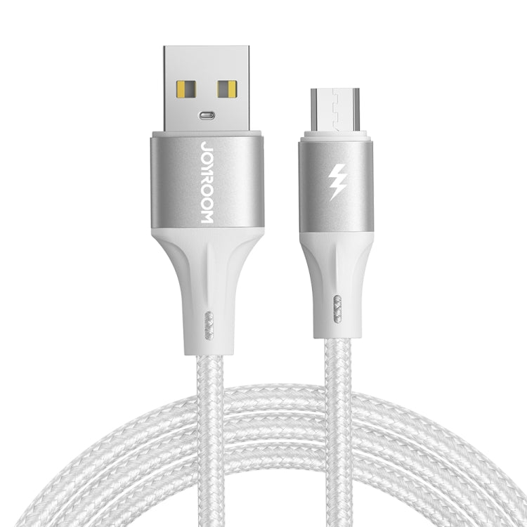 JOYROOM SA25-AM3 3A USB to Micro USB Fast Charge Data Cable, Length:2m(White) - Micro USB Cable by JOYROOM | Online Shopping South Africa | PMC Jewellery
