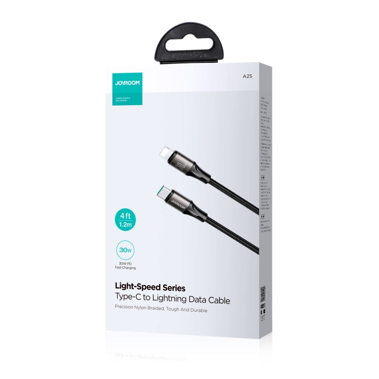 JOYROOM SA25-CL3 30W USB-C/Type-C to 8 Pin Fast Charge Data Cable, Length:2m(Black) - 2 in 1 Cable by JOYROOM | Online Shopping South Africa | PMC Jewellery