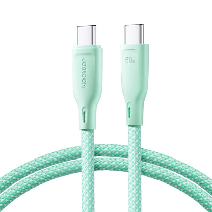 JOYROOM SA34-CC3 60W USB-C/Type-C to USB-C/Type-C Fast Charge Data Cable, Length: 1m(Green) - USB-C & Type-C Cable by JOYROOM | Online Shopping South Africa | PMC Jewellery