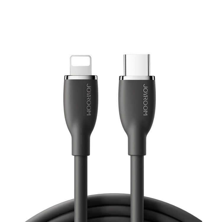 JOYRO0M SA29-CL3 30W USB-C/Type-C to 8 Pin Liquid Silicone Fast Charging Data Cable, Length: 2m(Black) - 2 in 1 Cable by JOYROOM | Online Shopping South Africa | PMC Jewellery