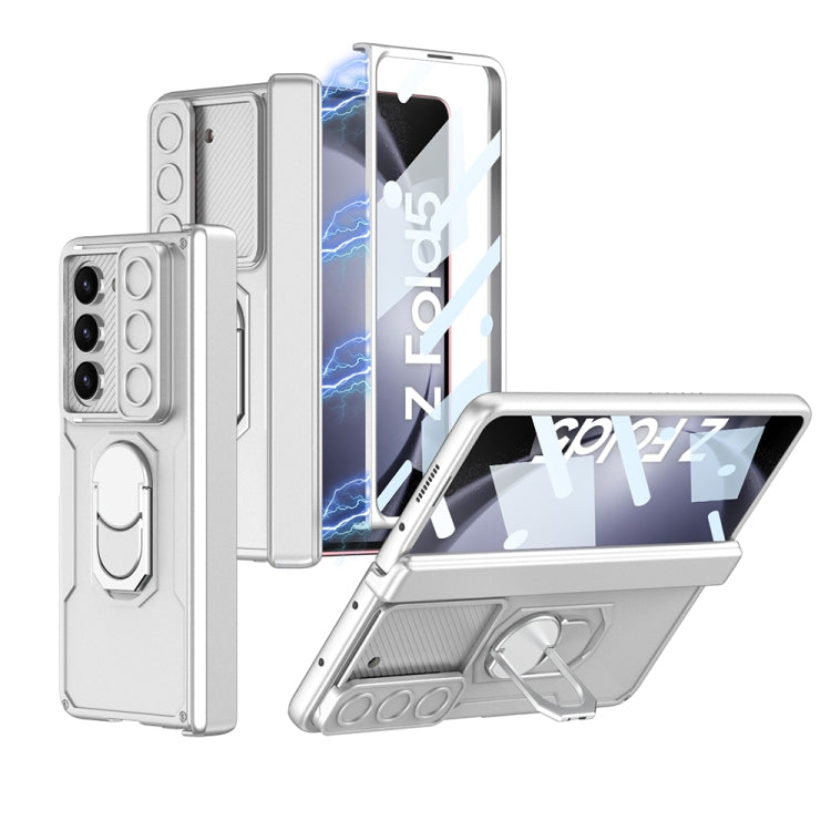 For Samsung Galaxy Z Fold5 GKK Integrated Folding Armored Shell PC Phone Case(Silver) - Galaxy Z Fold5 Cases by GKK | Online Shopping South Africa | PMC Jewellery