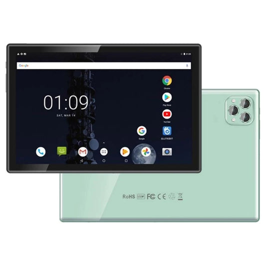 BDF P50 4G LTE Tablet PC 10.1 inch, 8GB+256GB, Android 12 MTK6762 Octa Core, Support Dual SIM, EU Plug(Green) - BDF by BDF | Online Shopping South Africa | PMC Jewellery