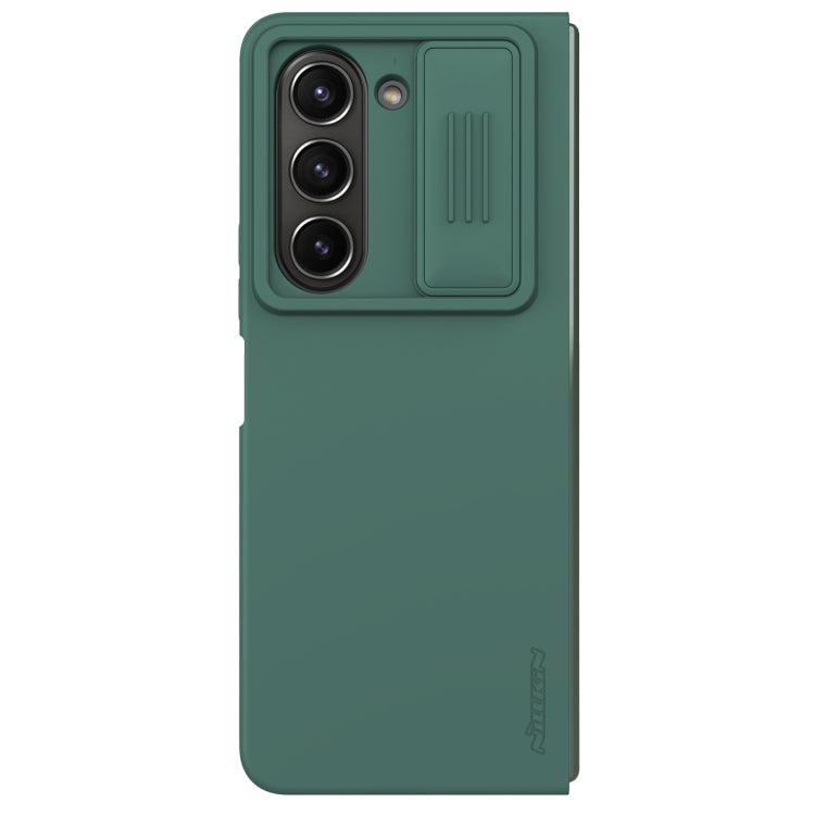 For Samsung Galaxy Z Fold5 NILLKIN CamShield Liquid Silicone + PC Full Coverage Phone Case(Green) - Galaxy Z Fold5 Cases by NILLKIN | Online Shopping South Africa | PMC Jewellery