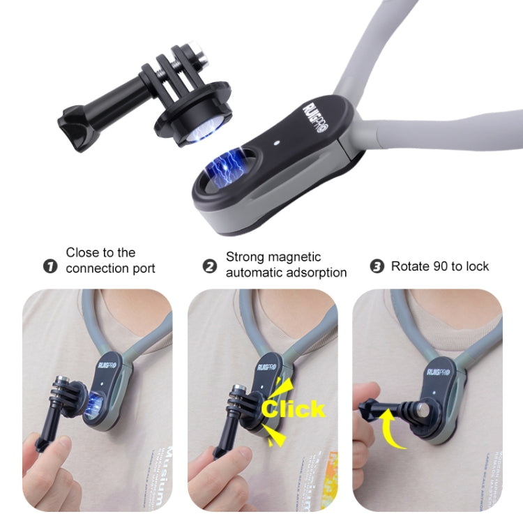 RUIGPRO Lazy Neck Bracket POV View Mount Standard with Strap - Holder by RUIGPRO | Online Shopping South Africa | PMC Jewellery