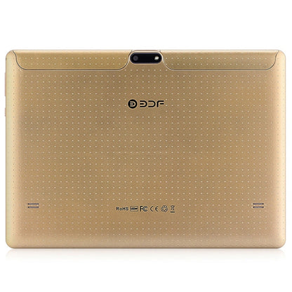 BDF K107 3G Phone Call Tablet PC 10.1 inch, 4GB+64GB, Android 10 MT8321 Quad Core, Support Dual SIM, EU Plug(Gold) - BDF by BDF | Online Shopping South Africa | PMC Jewellery