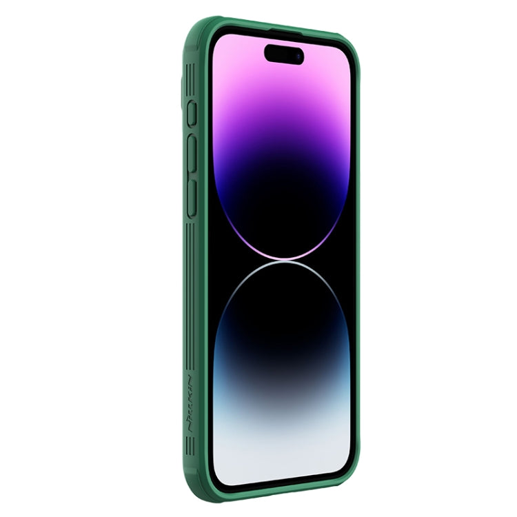 For iPhone 15 Pro Max NILLKIN CamShield Pro PC Phone Case(Green) - iPhone 15 Pro Max Cases by NILLKIN | Online Shopping South Africa | PMC Jewellery