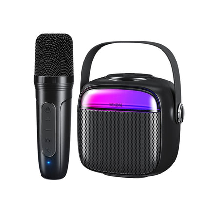 WK D43 Mini Karaoke Bluetooth Speaker(Black) - Microphone by WK | Online Shopping South Africa | PMC Jewellery