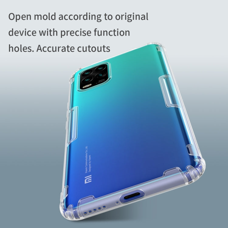 For Xiaomi Mi 10 Lite NILLKIN Nature TPU Transparent Soft Protective Case(Grey) - Xiaomi Cases by NILLKIN | Online Shopping South Africa | PMC Jewellery