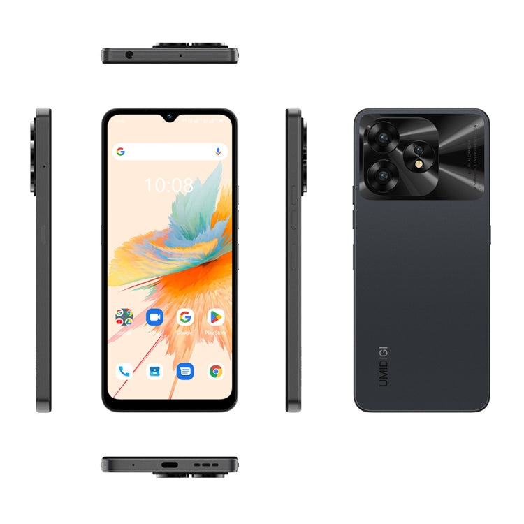 [HK Warehouse] UMIDIGI A15, 8GB+256GB, Face ID & Side Fingerprint Identification, 6.7 inch Android 13 Unisoc T616 Octa Core, Network: 4G, NFC, OTG(Graphite Black) - UMIDIGI by UMIDIGI | Online Shopping South Africa | PMC Jewellery